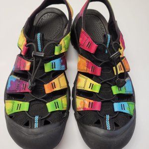Keen Newport Rainbow Tie Dye Pride sandals  43 EU 10 US